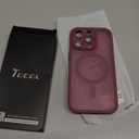 TOCOL Magnetic for iPhone 16 Pro Case, Upgraded Full Camera Protection, Compatible with Magsafe, Drop Protection, Translucent Matte Back for iPhone 16 Pro 6.3 inch (Plum)