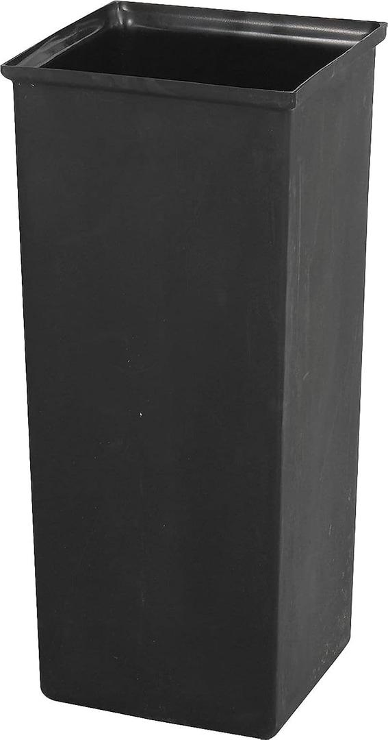Safco Trash Can Liner for 21 Gallon Garbage Cans, Plastic Insert Easy to Remove and Clean, Black