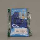 O2COOL Battery Powered Deluxe Necklace Fan For Personal Cooling With Adjustable Lanyard (Blue) (1 Pack)