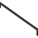 Alzassbg 10 Pack Oil Rubbed Bronze Cabinet Pulls, 10 Inch(256mm) Hole Centers Rectangle Cabinet Handles Kitchen Pulls for Drawers and Cabinets AL3051ORB