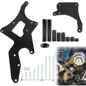 RiAiCiING LS Serpentine Alternator Power Steering Pump Bracket Kit