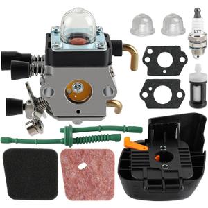 AUTOKAY FS55 FS55R FS45 Carburetor Compatible With Stihl FS38 FS46 FS55C FC55 FC75 FS310 FS45C FS45l FS55R FS74 FS75 FS76 FS80 FS85 HS45 HS75 HS80 HS85 String Trimmer Weed Eater Carb C1Q-S97 C1Q-S186