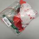 4 PCS Valentines Day Outfit Costume Accessories - Angel Wings | Heart Headband | Heart Sunglasses | Thigh High Stockings