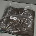 Dark Brown Linen Curtains 96 Inch Long 2 Panel Set Elegant High End Sheer Modern Curtain for Living Room,Neutral Farmhouse Winter Curtains for Bedroom,Mocha Taupe Grey Warm Brown Christmas Decor