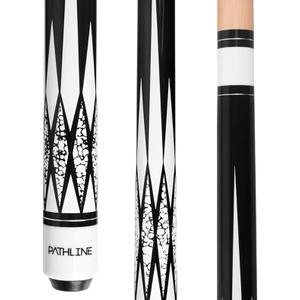 Pool Cue Stick - 58 inch Canadian Maple Billiard Pool Stick (18oz, White)