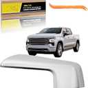 Chrome ABS Mirror Cover for 2019 2020 2021 2022 2023 2024 2025 Chevy Silverado 1500 & GMC Sierra 1500,Precision Fit Replacement Side Caps (Chrome, Left)