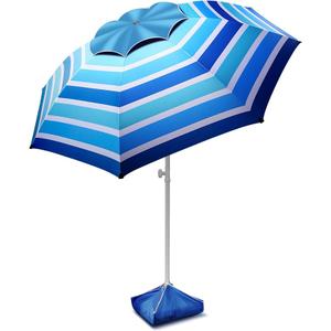 Brand: Fisqueen
4.2
4.2 out of 5 stars
(2,637)
8FT Large Beach Umbrella with Level 7 Wind Resistance, Sand Anchor, Portable Outdoor Umbrella with UPF50+ UV Protection, Tilt Sun Shelter for Beach, Patio, Yard