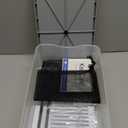 Upgrade Bread Slicer for Homemade Bread with Bread Box, Bread Slicing Guide Adjustable Width, Foldable and Compact Cutting Guide with Crumb Tray, Suitability for Homemade Bread, Bagels,Cakes