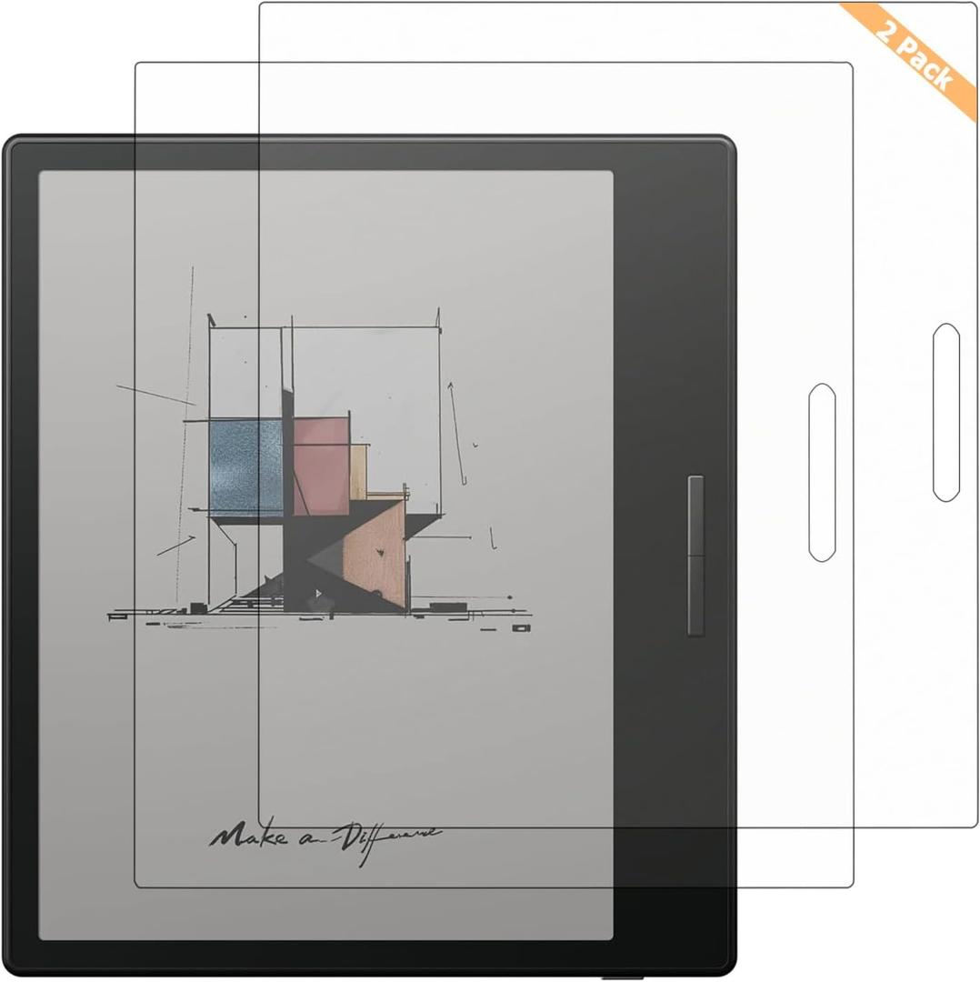Paper Screen Protector for 7" Onyx Boox Go Color 7 (1/2th Gen,2024/2025)/Boox Go Color 7 Black/Boox Page /Leaf 3 /Leaf 2,Anti-Glare Matte Screen Protector,Matte, Anti-Fingerprint Protection Film