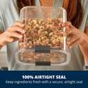 Rubbermaid Brilliance BPA-Free Airtight Food Storage Containers with Lids Set of 20 with Scoops Perfect for Kitchen and Pantry Organization