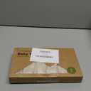 6-Pack Baby Washcloths - Soft Absorbent Viscose from Bamboo Wash Cloths for Babies, Kids, Toddlers, Infant, Newborn Bath Towels, Gentle on Sensitive Skin, 10x10 Reusable Face Towels(Earth Brown)