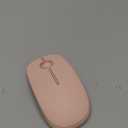 VssoPlor Wireless Mouse, 2.4G Slim Portable Computer Laptop Mouse with Nano Receiver Quiet Silent Optical Mice for Notebook, PC, Laptop, Computer-Pure Pink