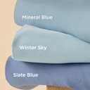 Bedsure Duvet Cover Twin/Twin XL Size - Soft Double Brushed Bedding Set for Kids & Adults, Zipper Closure, 2 Pieces, Includes 1 Duvet Cover (68"x90") & 1 Pillow Sham, NO Comforter, Light Blue