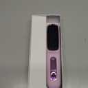 Numoya Go Brush Pro - 2026 Portable Straightener Brush for Travel, Cordless Hair Straightener Comb for Women (Purple)