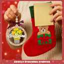 2 x MAPDTWO Electrician Christmas Ornaments - Electrician Gifts for Men, Dad, Husband - Electricians Christmas Ornament - 2 Layered Wood Ornament 2025