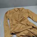 Western Shirt Dress for Women Long Sleeve Loose Corduroy Mini Dresses Casual Button Up Belt Classic Trendy Basics Pullover (Small, 7-light Brown)