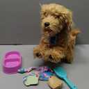 My Fuzzy Friends Moji Interactive Labradoodle - Plush Interactive Dog Toy for Boys and Girls, Loveable and Lifelike Companion Pet, Brown (One Size)