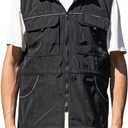 Reflective Dog Trainer Jacket with Multi Pockets Adjustable Waist Drawstring Handler Training Clothes XL