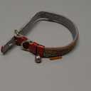 PetsHome Cat Collar, Dog Collar, [Bling Rhinestones] Premium PU Leather with Pendant Adjustable Collars for Small to Medium Dog Medium Red (Medium (Pack of 1))