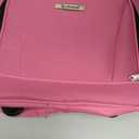 Rockland Fashion Softside 2 Piece Luggage Set, Expandable, (14" Tote/19" Upright), Pink