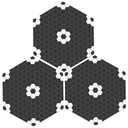 MORCART 20 Pcs Hexagon Peel and Stick Floor Tile Waterproof Vinyl Flooring Covers 12.6 Sq Ft DIY Removable Flooring for Bathroom Kitchen Bedrooms Pet House(0.03in Thick Mosaic Black)
