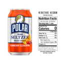 Polar Seltzer Water Cranberry Clementine, 12 fl oz cans, 18 pack (EXP 12/21/27)