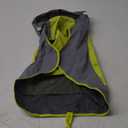 IECOii Dog Raincoat,Waterproof Rain Coat for Small Dogs,Adjustable Pet Rain Jacket with Hood,Lightweight Doggy Raincoats with Reflective Stripes,Green,Small