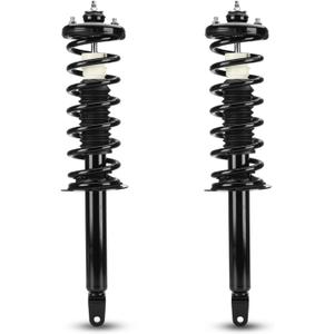 Rear Struts Shocks w/Coil Springs for Honda Accord 2.4L 3.5L 2008 2009 2010 2011 2012, Strut Shock Absorbers Assembly Kit Replace for 172563 15180
