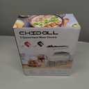 5-Speed Electric Hand Mixer, 800W Handheld Mixer with Turbo for Baking & Cooking, Kitchen Food Mixer with Storage Case & 6 Stainless Steel Attachments (2 Beaters, 2 Dough Hooks, 2 Whisks)-Red