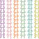 Meseey 60 Pcs Pastel Rainbow Satin Ribbon Bows with Twist Tie 2.5 Inch Pretied Premade Colored Craft Bows for Gift Wrapping Basket Wedding Baby Shower Brithday Party (2.5, Pastel)