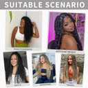 Burgundy Crochet Braids 12 Inch 7 Packs Goddess Box Braids Crochet Hair Omber Red Boho Crochet Braids with Curly Ends Synthetic Bohemian Braiding Hair Extensions (1B/Bug)