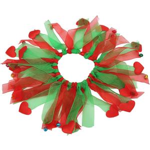 Locmeo Dog Tutu Tulle Tutu for Dogs Small Large Medium Puppy Dress Ballerina Costume Skirt for Holiday Puppy Cats Bunny Pet Outfit Birthday Wedding Party Photo Prop Supplies(Christmas Color)