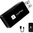 Wireless CarPlay Adapter, Converts Wired to Carplay Wireless Adapter for iPhone, Plug and Play-Seamless Fast Response Stable Bluetooth Connection CarPlay for Apple iPhone iOS 10+ and Cars (Black)