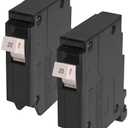 20 Amp 1-Pole Circuit Breaker, Type 3/4-Inch Plug-On Molded Case Circuit Breaker, 120/240V, Thermal Magnetic, 1Pcs