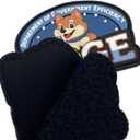 2 x 2pcs Funny Humor Cute Doge Meme Hook and Loop Patches, DIY PVC Rubber Patches for Helmets, Hats, Bags, Backpacks, Dog Harnesses, Army Vests, Tactical Gear, Clothes, Jeans, Caps