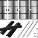 Grill Parts for Oklahoma Joe's Longhorn Combo Charcoal/Gas Smoker Grill 3 Burner 15202029 16202046 18202083 14201767 Grill Replacement Parts for Oklahoma Joes Grill Accessories