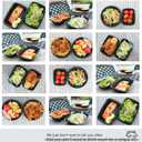 PARTYHIPPO Small Meal Prep Containers Single Lids, 12 OZ 12-pack, Food Storage Bento BPA Free | Stackable | Reusable Lunch Boxes, Microwave/Dishwasher, Freezer Safe,Portion Control