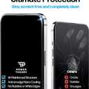 Power Theory Designed for iPhone 14 Pro Max Screen Protector and Camera Lens Protectors with Easy Install Kit [Premium Tempered Glass], [9H Hardness] 2+2 Pack