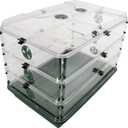 95457 24" x 15" x 16.75" Domed Propagator, Green, 3 Side Extenders and Locking Clip Set