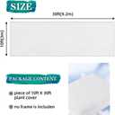 Plant Covers Freeze Protection, 10Ft x 30Ft Frost Cloth Floating Row Covers, 1.1oz/yd Frost Cover Plants Blanket for Winter, Garden Fabric Plant Cover for Vegetables, Pest, Sun Protection