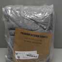 Homaxy Premium Cotton Kitchen Towels 16"x 28", Large Natural Ring Spun 390 GSM Dish Towels, Super Absorbent Terry Kitchen Hand Towels, Soft Tea Towels with Hanging Loop, Pure Grey Design, 8 Pack