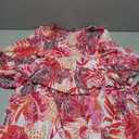 Amoretu Womens Tunic Dress Long Sleeve V Neck Casual Loose Flowy Swing Shift Dresses Size S, Multi Red