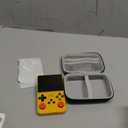 R36S Plus Handheld Game Console 4.0-in 720*720 IPS OCA Screen RK3326 3000mAh r36splus with Portable Case Yellow-64GB