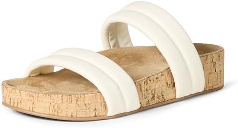 Amazon Essentials Women's Slide Cork Sandals, Size 6,5