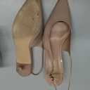 Madden Girl Women's Valerie Sling-Back Kitten Heel Pump, Nude Patent, 10