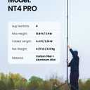 XbotGo Upgraded NT4 PRO Sports Camera Tripod for Falcon
12.8ft Professional Tripod, Carbon Fiber Center Column, Aluminum Alloy Legs, Reverse-Folding Design, Outdoor Sports Ready