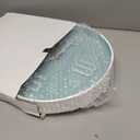 12 inch Silent and Non tick Battery Powered Quartz Round Wall Clock, Blue Modern Decorative Clock, Suitable for Home, Office, Bedroom (Green)