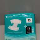 SUNKISS TrustPlus Adult Diapers with Maximum Absorbency, Unisex Disposable Incontinence Briefs with Tabs for Men and Women, Odor Control, Small, Previously XSmall, 15 Count