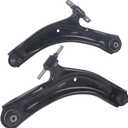 IRONTREE 2Pcs Front Left & Right Lower Control Arm K621452 K621453 and Ball Joint Assembly for Nissan Rogue 2008-2013 2.5L & Nissan Rogue Select 2014-2015 2.5L, Suspension Kit MS30194 MS30195