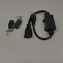 AC110V Remote Control Power Switch,Waterproof Wireless Light Switch,165 Feet Long,AC110V/120V/250V/20A RF Module Relay,Outdoor Weatherproof Smart Socket,Electrical Equipment